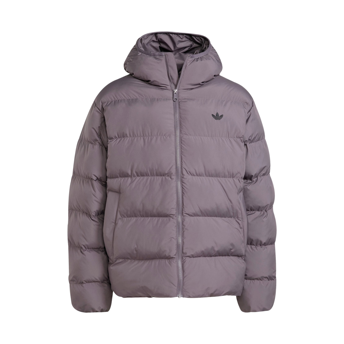 JX4122 Adidas Originals Tonal Hooded Puffer Jacket Grey Strata - KR Sizing