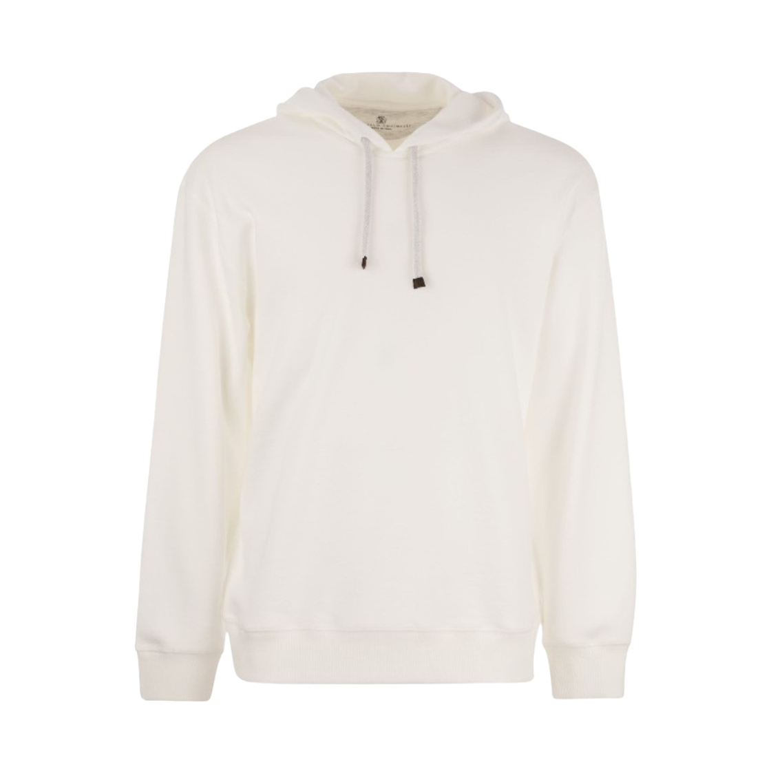 브루넬로 쿠치넬리 드로우스트링 후드 오프 화이트(Brunello Cucinelli Drawstring Hooded Off White)