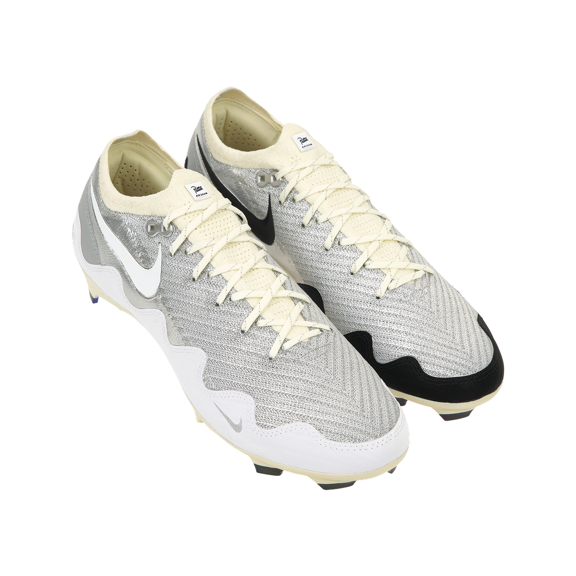나이키 x 파타 머큐리얼 줌 베이퍼 16 엘리트 FG SE 유나이트 메탈릭 실버 앤 코코넛 밀크(Nike x Patta Mercurial Zoom Vapor 16 Elite FG SE Unite Metallic Silver and Coconut Milk) - 4