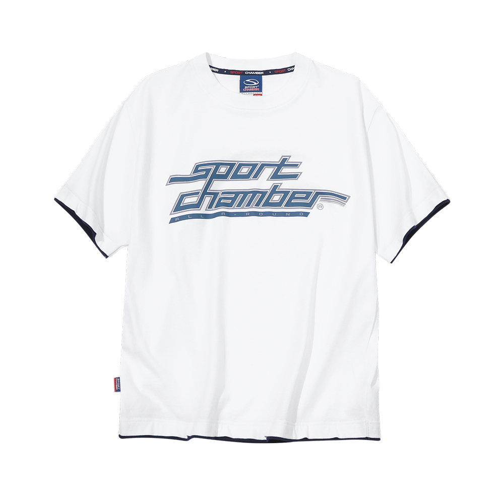 스포츠챔버 펄스 로고 티셔츠 화이트(SPORT CHAMBER Pulse Logo T-Shirt White)