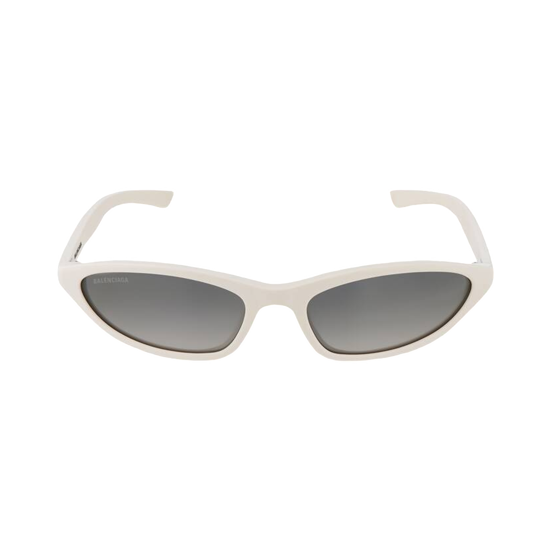 812657T00399206 (W) Balenciaga Neo Oval 2.0 Sunglasses Off White
