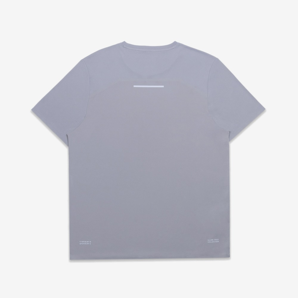 아틀라스 콜렉티프 일루미 트랙스 V2 맨즈 러닝 티셔츠 그레이(Atlas COLLECTIF Illumi Trax V2 MENS Running T-Shirt GE) - 2