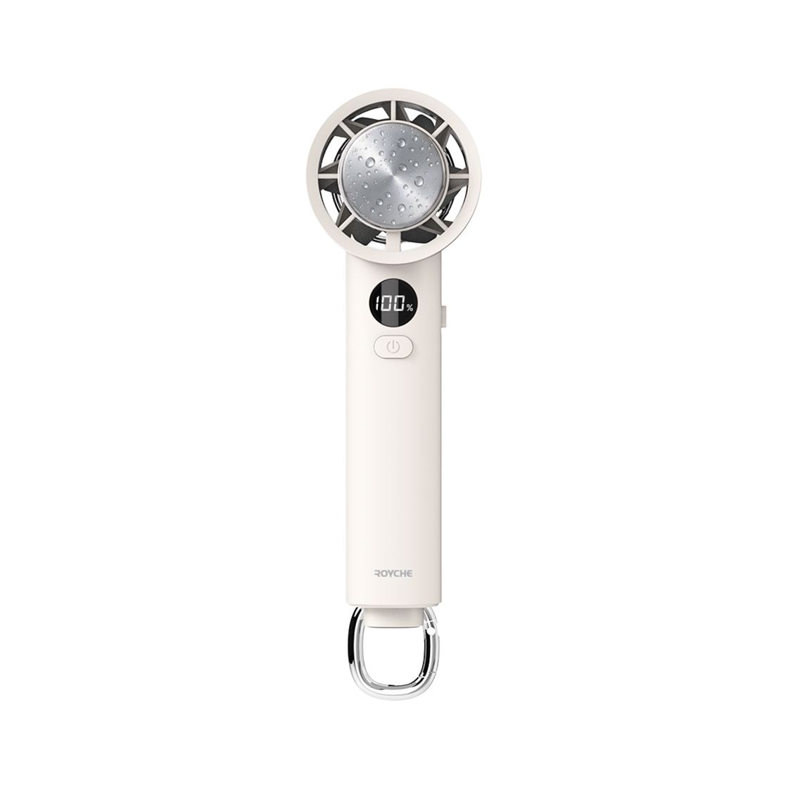 로이체 100단 조절 급속 냉각 에어컨 쿨링 BLDC 고속 휴대용 선풍기(Royche 100-Speed Rapid Cooling BLDC Portable Handheld Fan with AC-Style Cooling Pad)