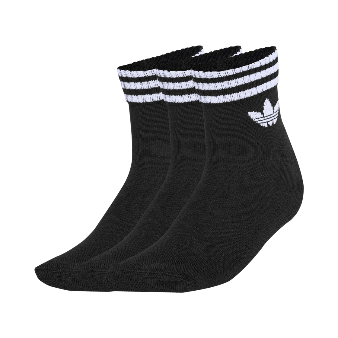 JV7436 Adidas 3S Ankle Socks Black (3 Pack)
