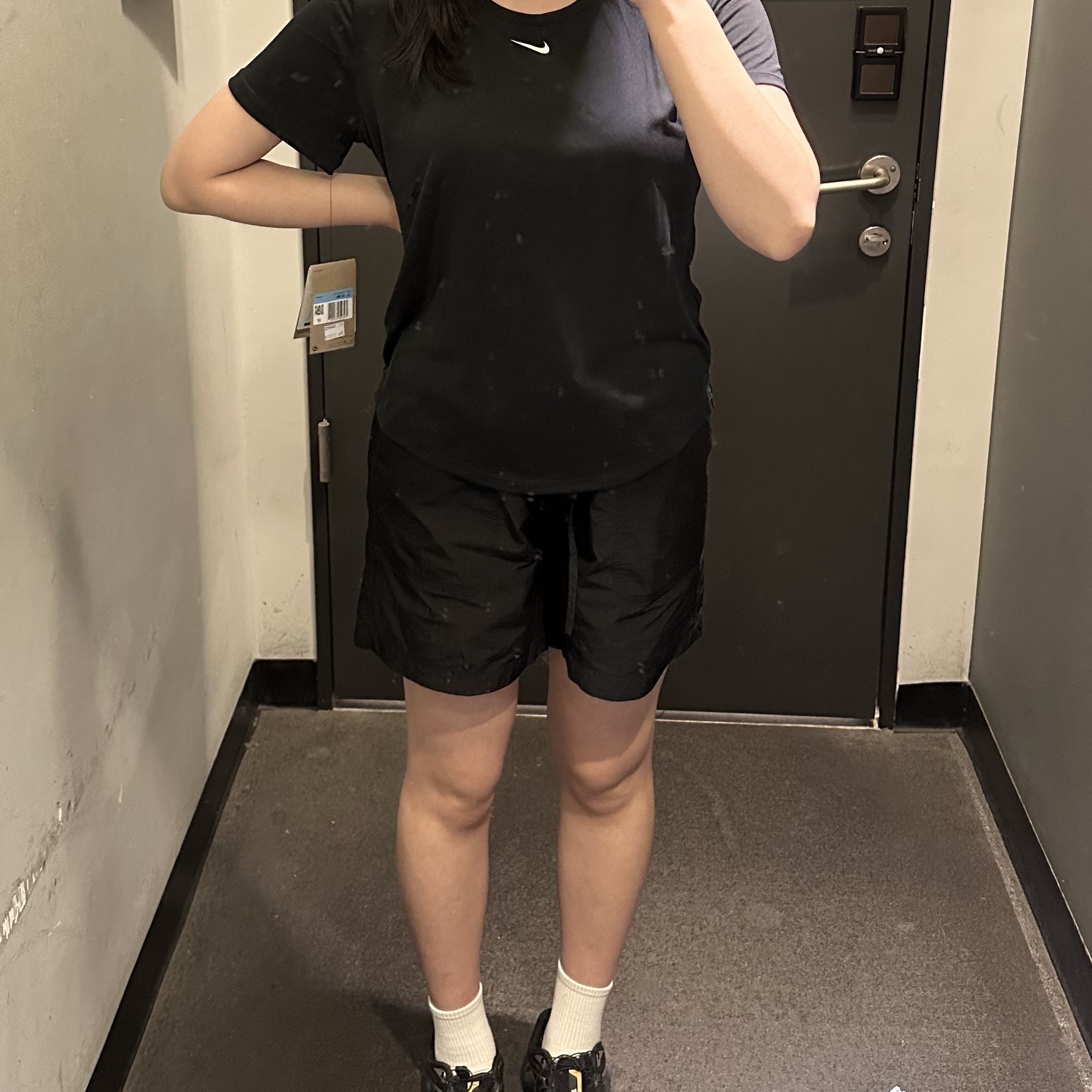 Nike Pro Dri-Fit Short Sleeve Fitness Top Black - Asia (Bundle of 3) 착용 스타일