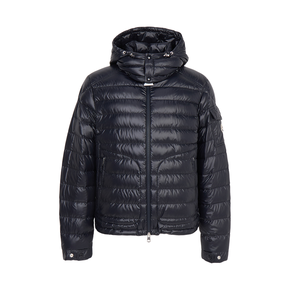 L1-091-1A00102-595ZJ-778 Moncler Lauros Hooded Short Down Jacket Navy Blue - 26SS