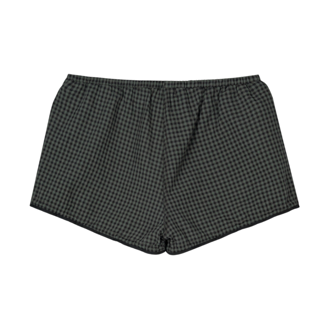 구월십일 체크 펌프 숏 팬츠 블랙(GUWOLSIBIL Check Pump Short Pants Black) - 2