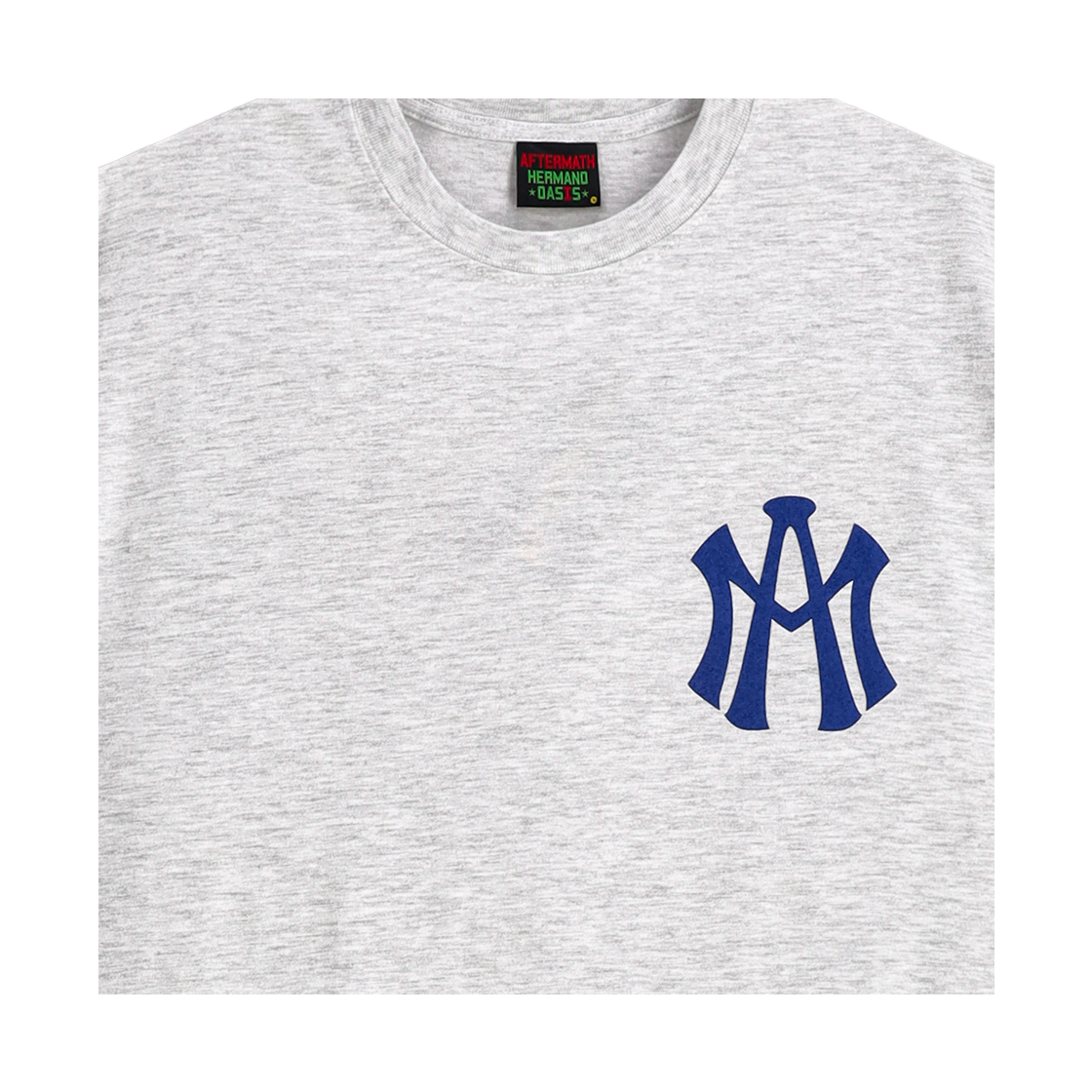 애프터매스 ATM 로고 반팔 티셔츠 라이트 헤더 그레이(Aftermath Atm Logo Tee Heather Grey) - 4