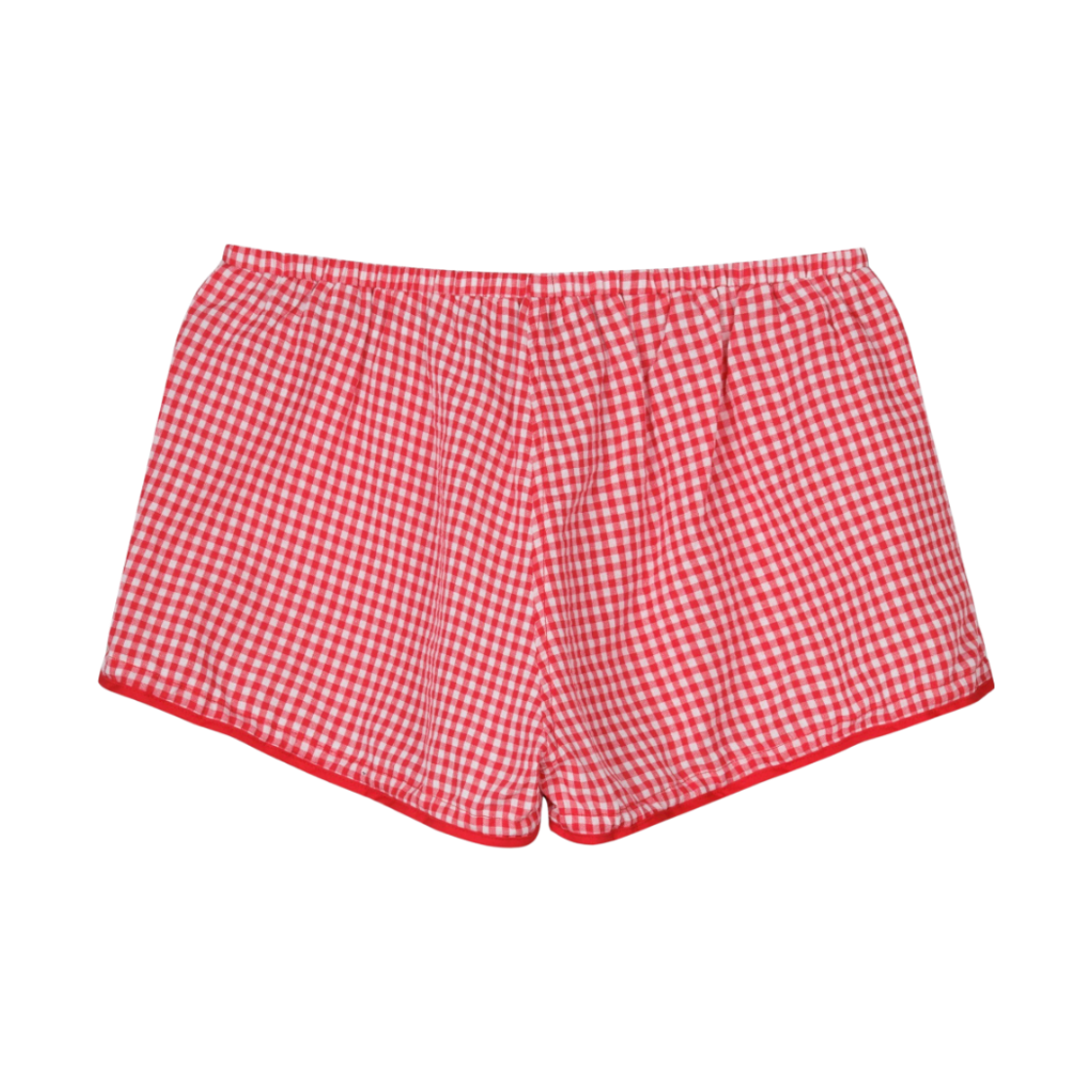 구월십일 체크 펌프 숏 팬츠 레드(GUWOLSIBIL Check Pump Short Pants Red) - 2