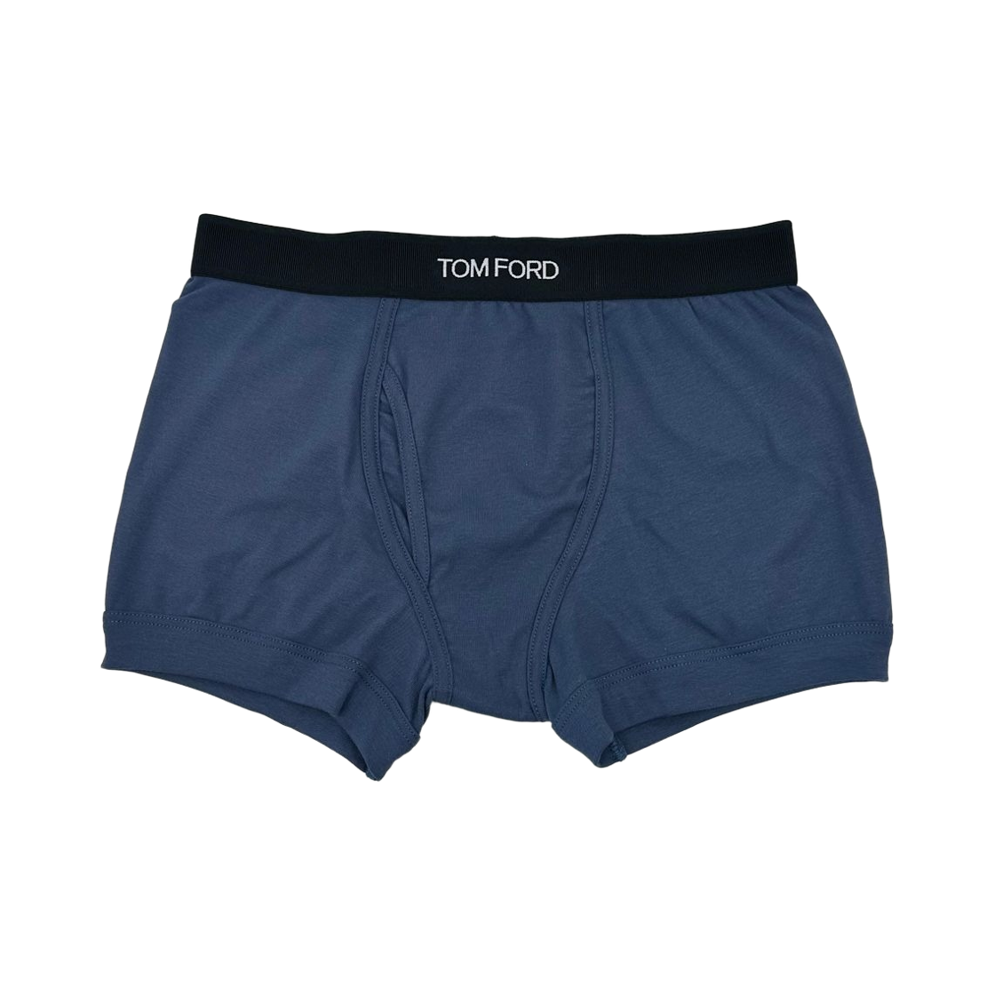 T4LC3-1040-402 Tom Ford Cotton Boxer Briefs Blue