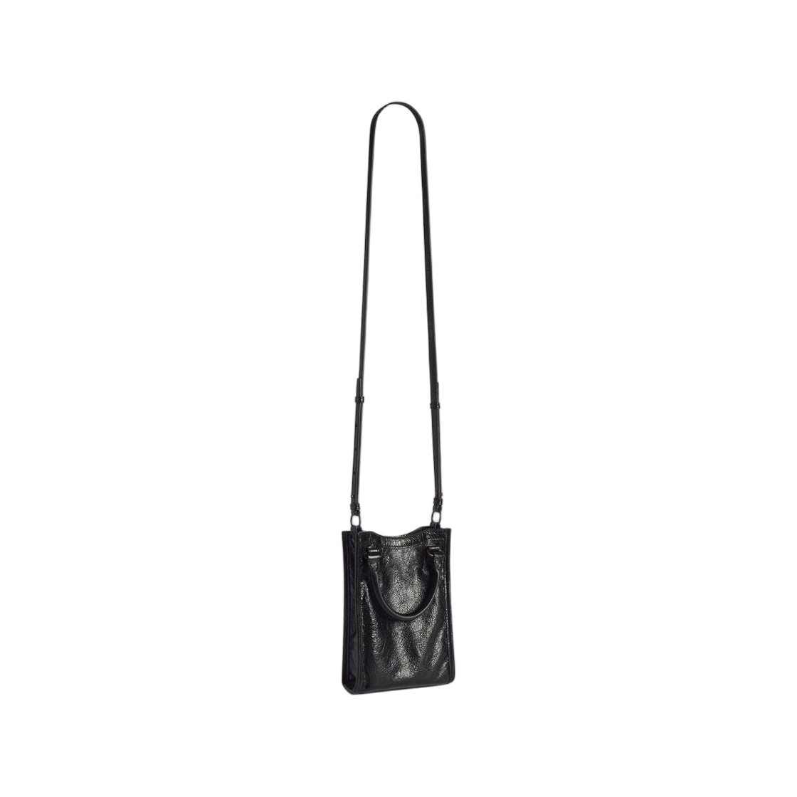 발렌시아가 르 시티 토트 폰 홀더 블랙(Balenciaga Le City Tote Phone Holder Black) - 3