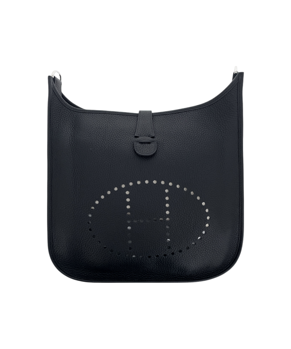 ITAJHDQDWV3T Hermes Evelyne GM Black Silver-Stamped (6HB0151)
