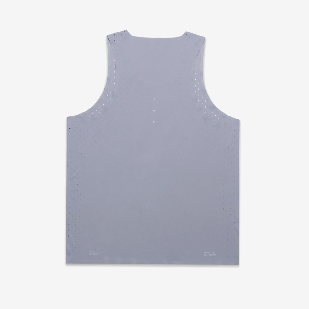 아틀라스 콜렉티프 일루미 트랙스 V2 맨즈 러닝 싱글렛 그레이(Atlas COLLECTIF Illumi Trax V2 MENS Running Singlet GE) - 2