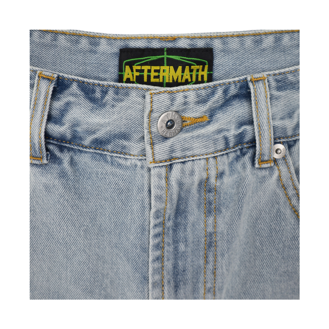 애프터매스 데님 쇼츠 반바지 라이트 인디고(Aftermath Denim Shorts Light Indigo) - 4