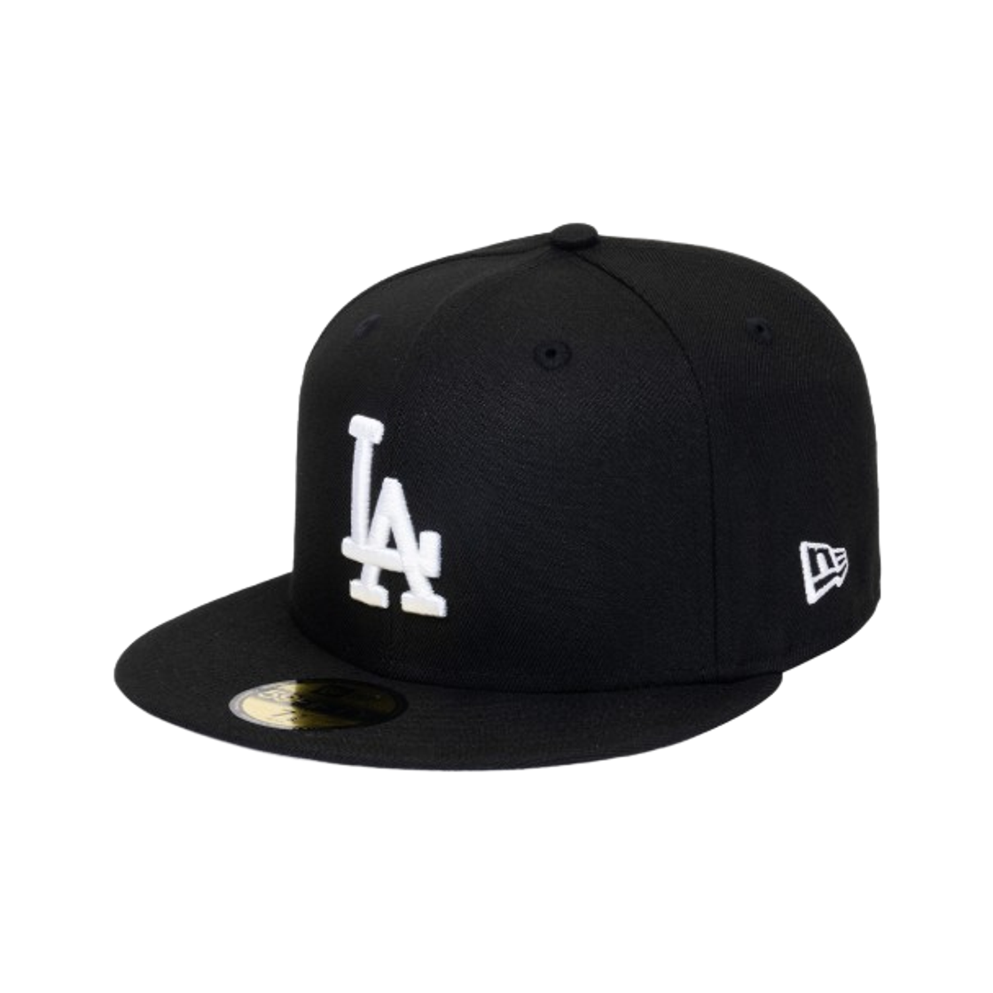 뉴에라 MLB LA 다저스 59피프티 베이직 피티드캡 블랙 화이트(New Era MLB LA Dodgers 59Fifty Basic Fitted Cap Black White)
