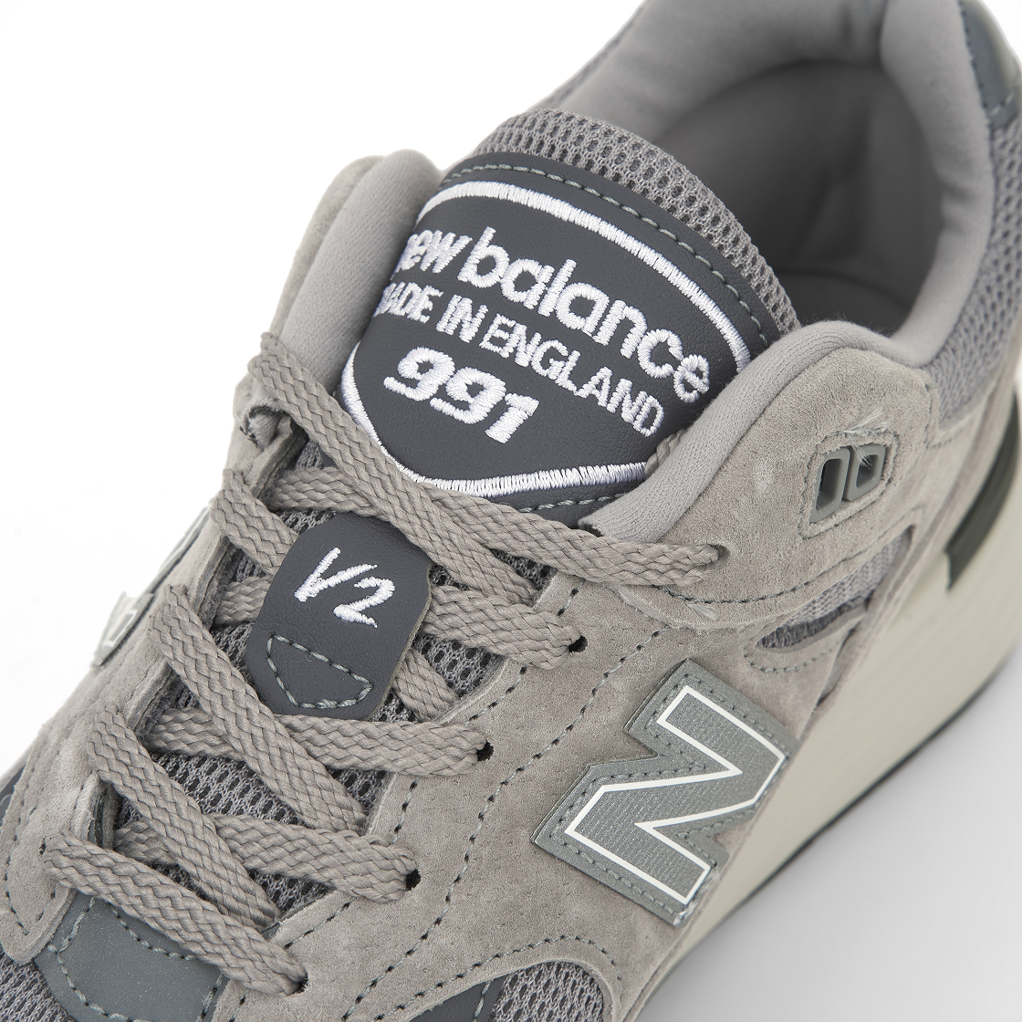 뉴발란스 991v2 메이드 인 UK 락 릿지 알로이 실버(New Balance 991v2 Made in UK Rock Ridge Alloy Silver) - 7