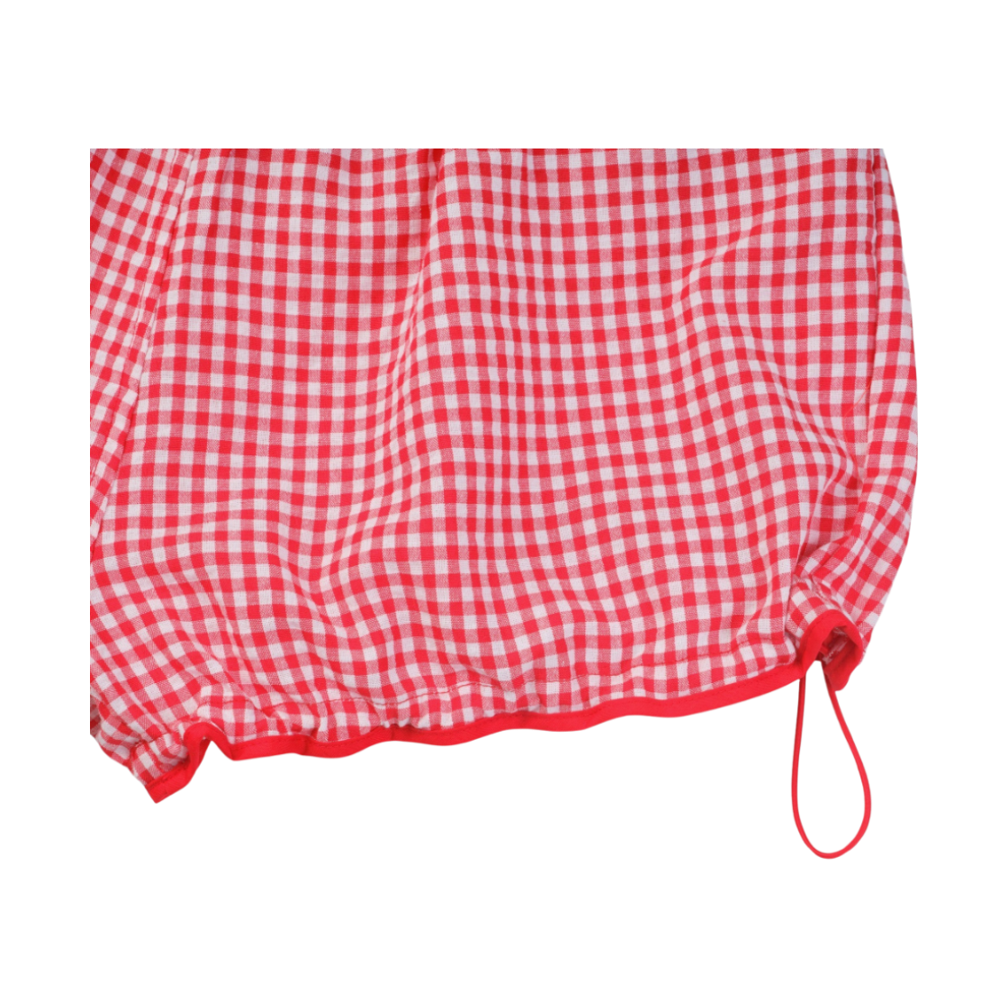 구월십일 체크 펌프 숏 팬츠 레드(GUWOLSIBIL Check Pump Short Pants Red) - 4