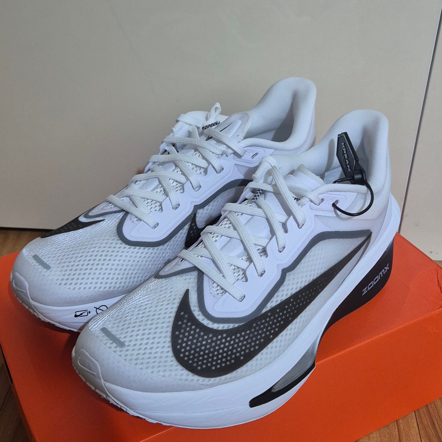 Nike Zoom Fly 6 White Smoke Grey 착용 스타일 - 1