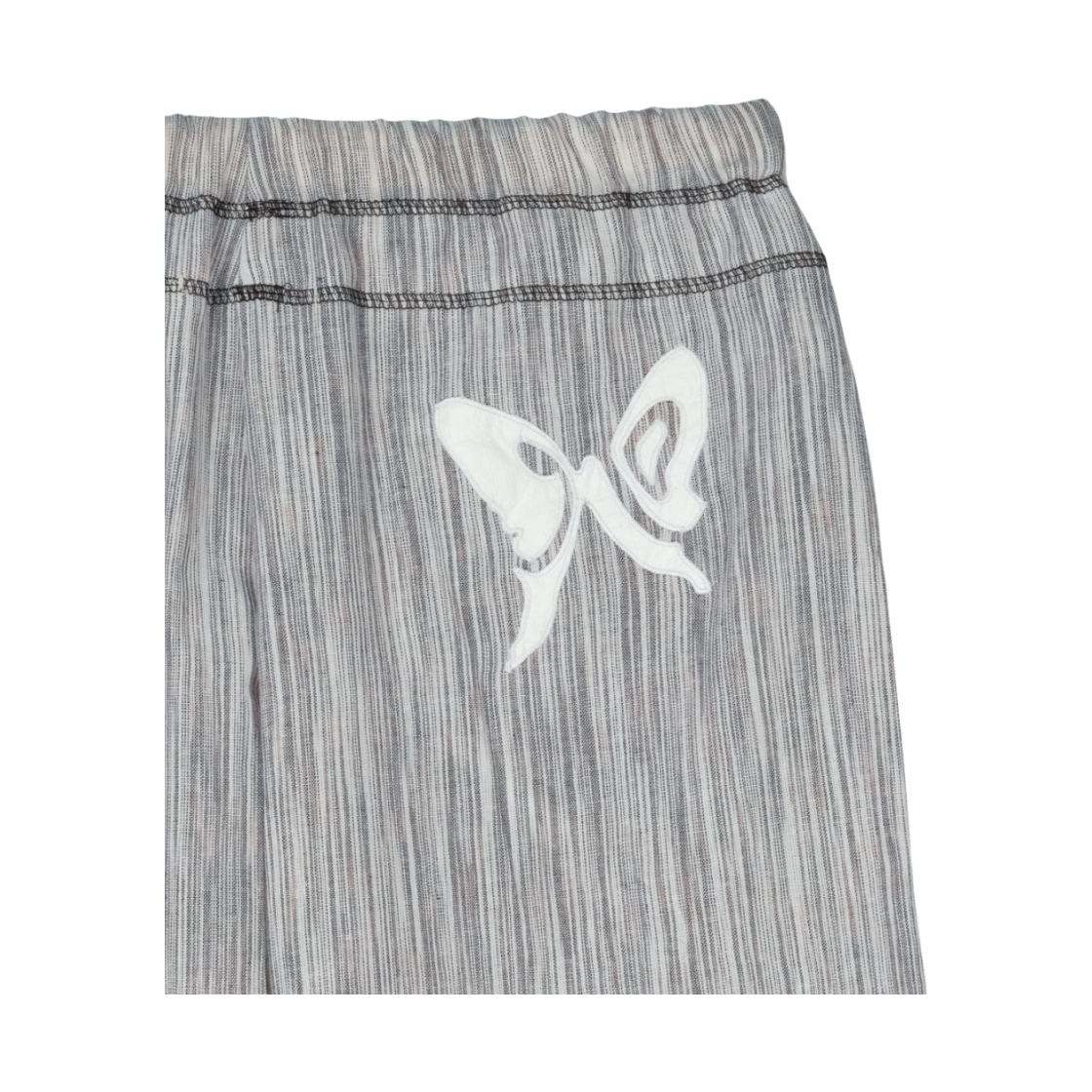 구월십일 스트라이프 스티치 와이드 팬츠 라이트 그레이(GUWOLSIBIL Stripe Stitch Wide Pants Light Grey) - 5