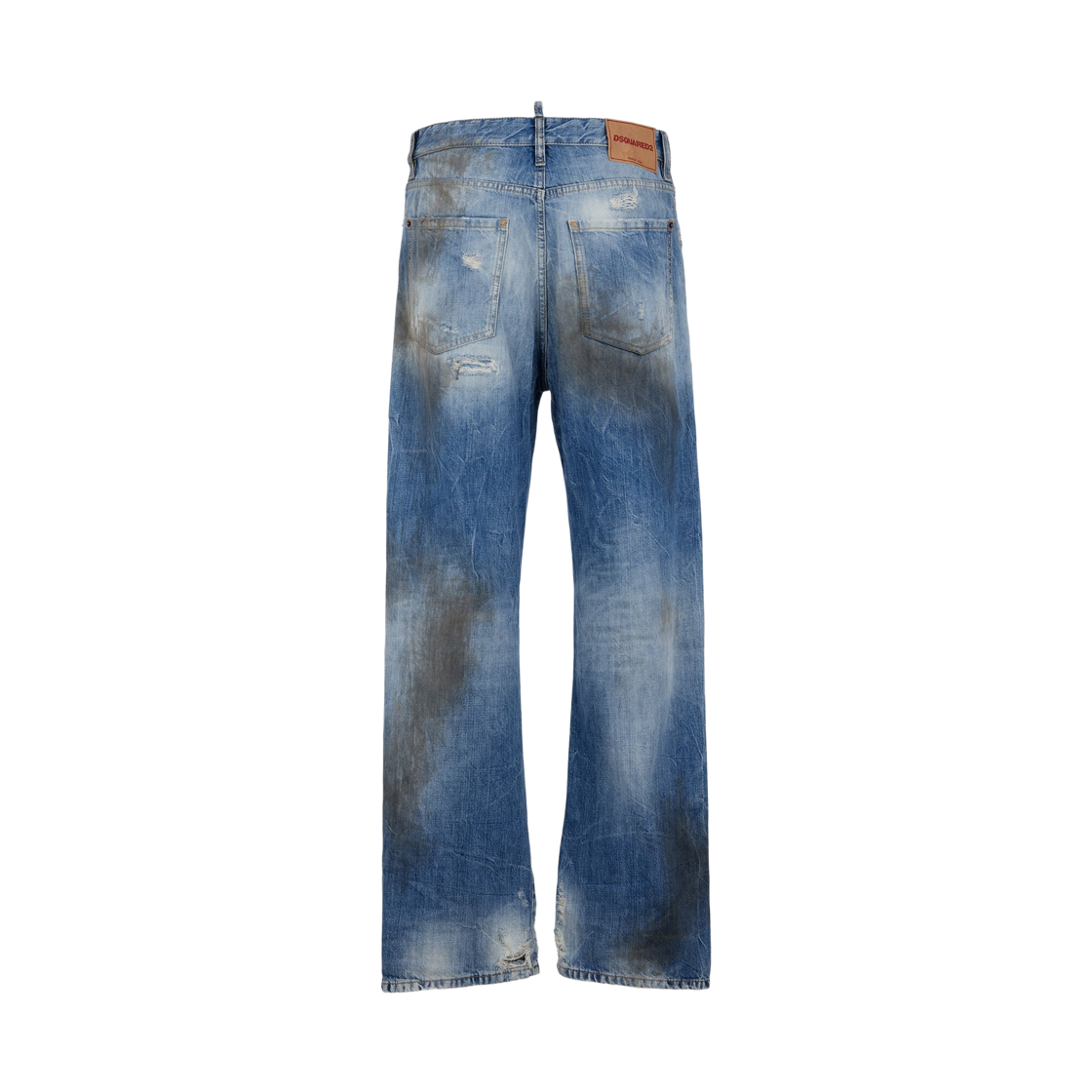 디스퀘어드2 라이트 더티 워시 루즈 트위스트 진 블루(Dsquared2 Light Dirty Wash Loose Twist Jeans Blue) - 2
