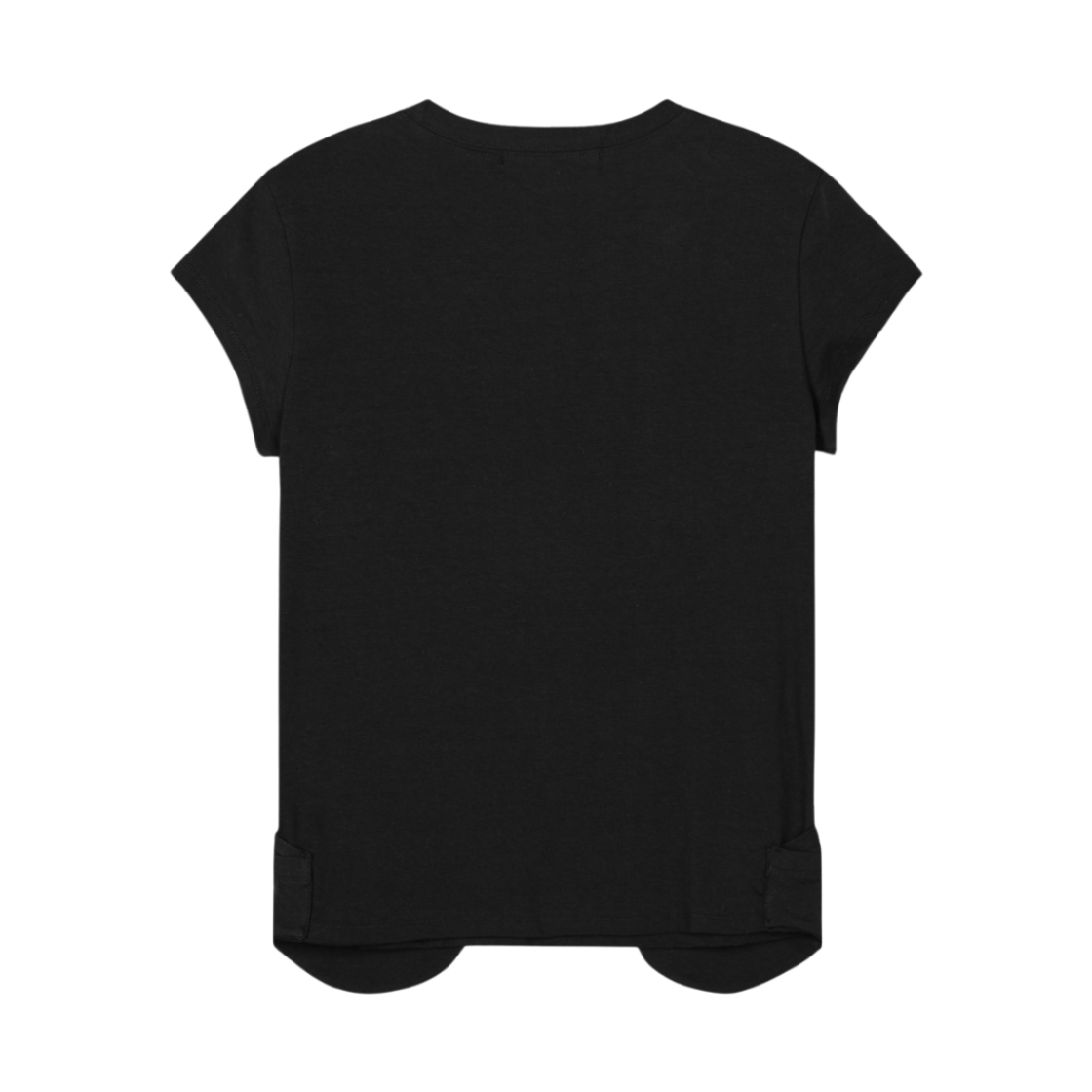 구월십일 네크 레이어 숏 반팔 티셔츠 블랙(GUWOLSIBIL Neck Layer Short Sleeve Top Black) - 2