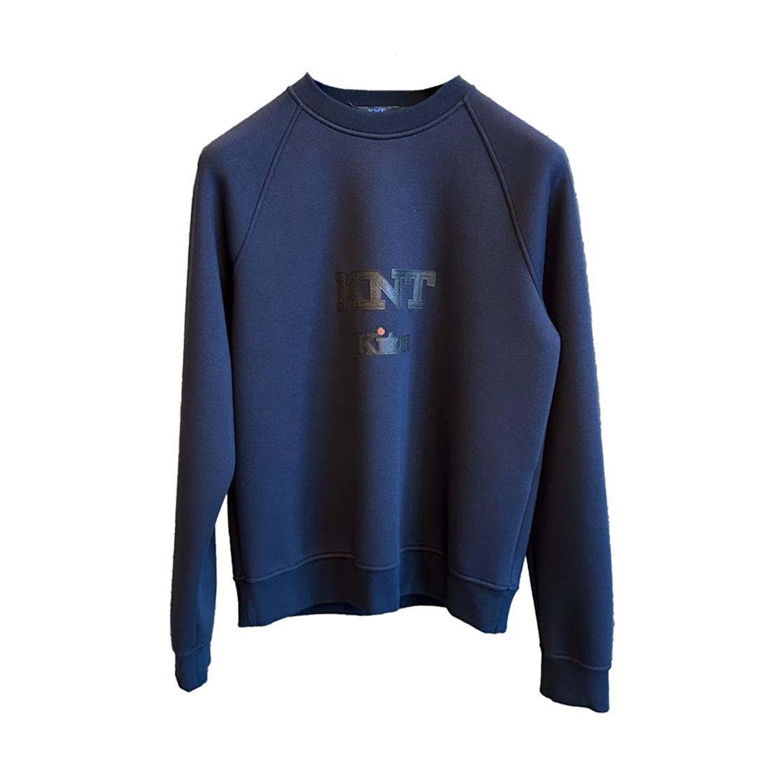 키톤 레더 패치 디테일 스웨트셔츠 네이비(Kiton Leather Patch Detail Sweatshirt Navy)