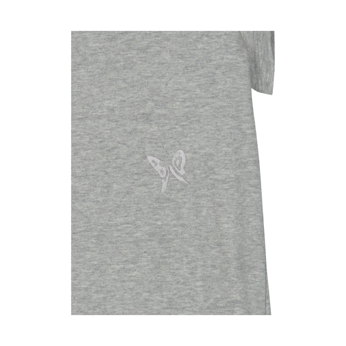 구월십일 네크 레이어 숏 반팔 티셔츠 그레이(GUWOLSIBIL Neck Layer Short Sleeve Top Grey) - 3