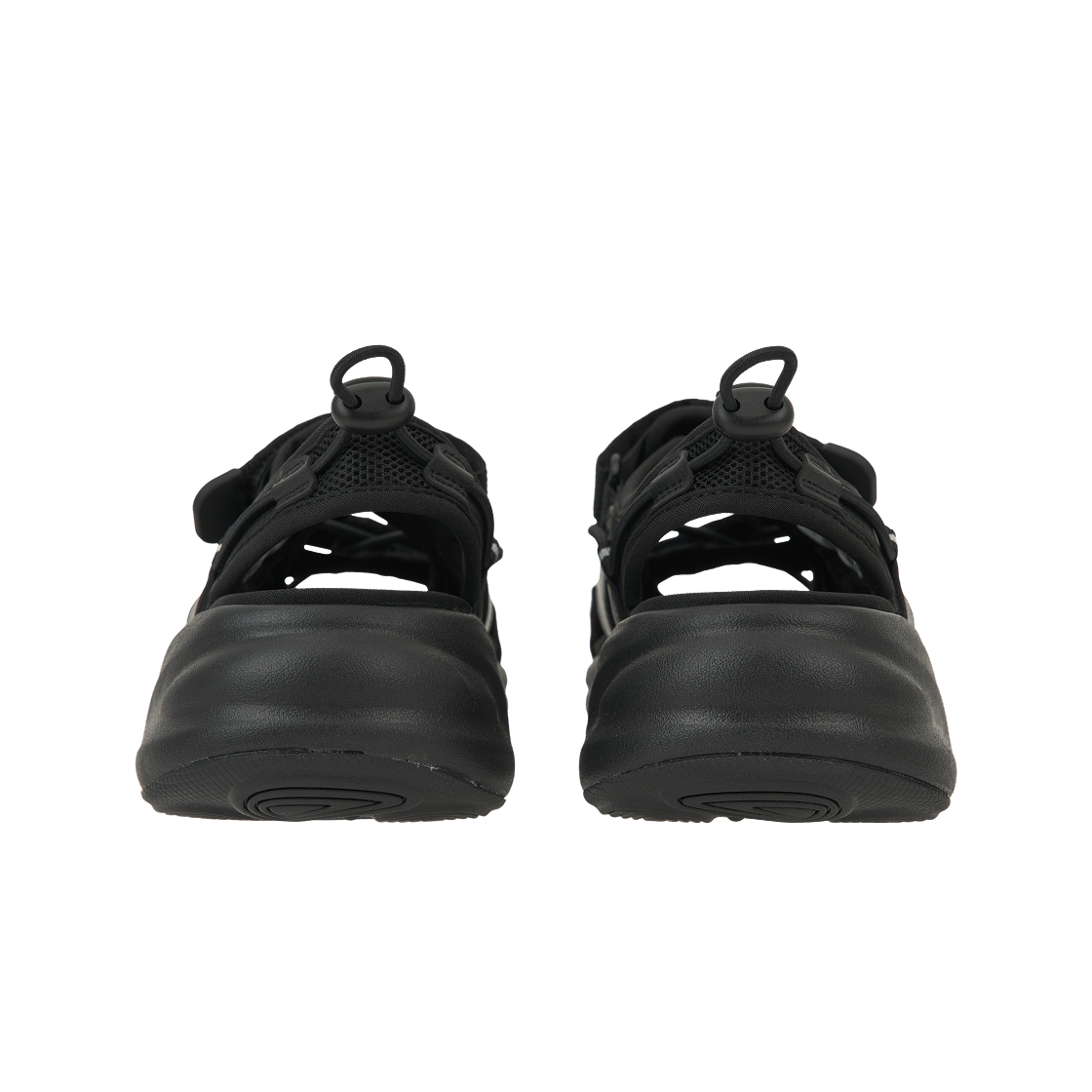 (W) 아디다스 오즈웨이브 샌들 코어 블랙 실버 메탈릭((W) Adidas Ozwave Sandal Core Black Silver Metallic) - 6