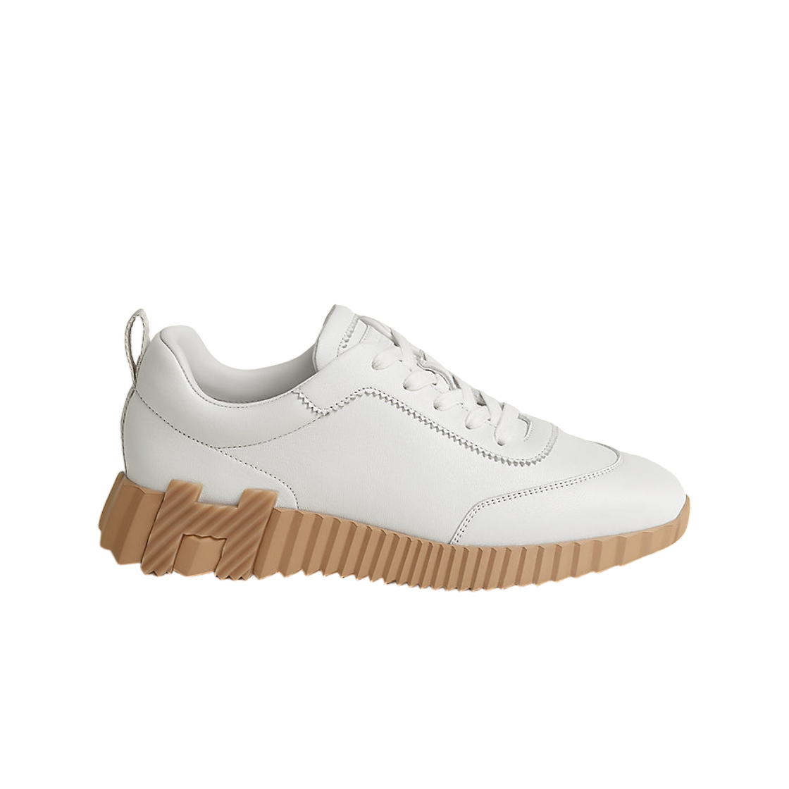 H262143Z90 (W) Hermes Bouncing Sneakers Sport Goatskin & Blanc