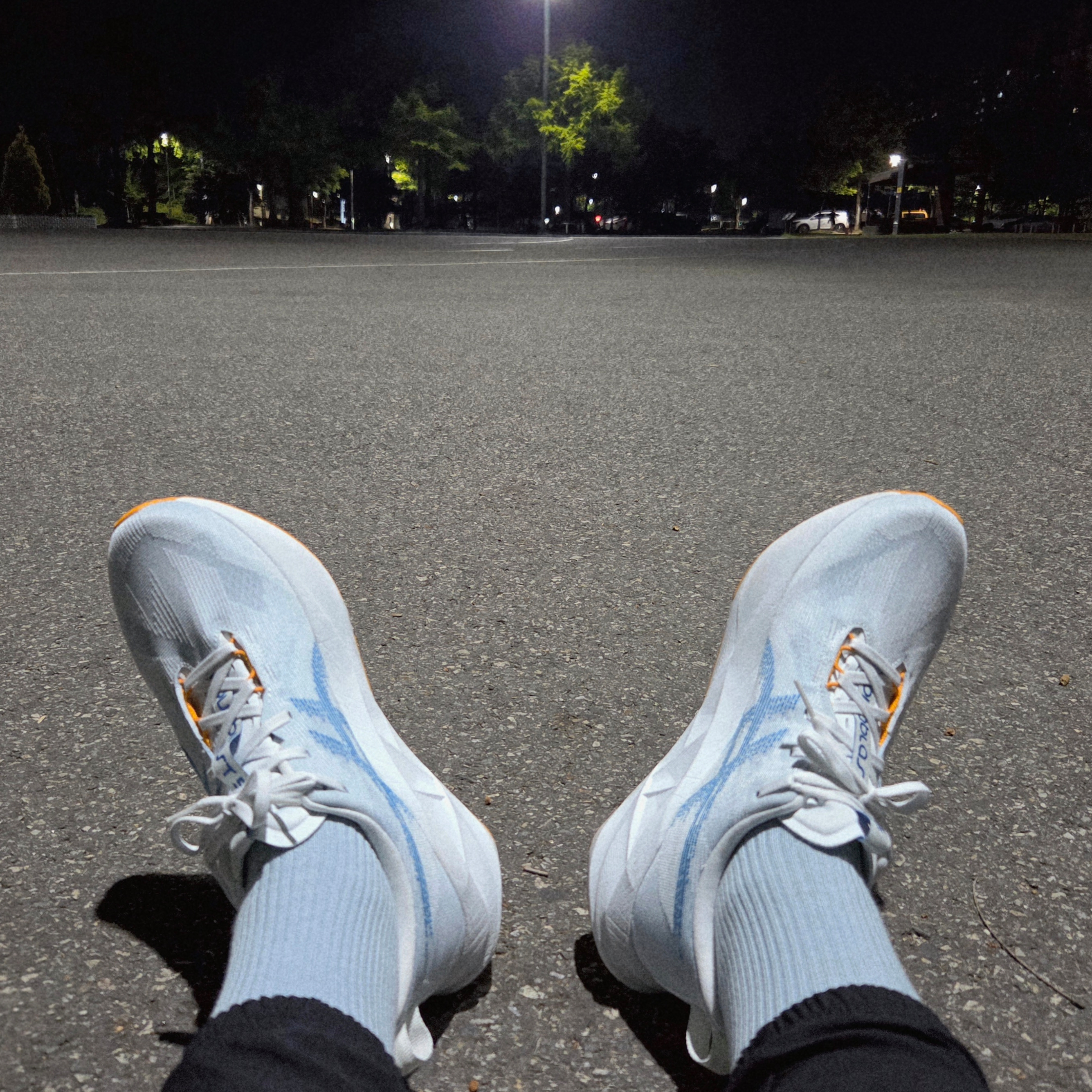 Asics Novablast 5 Arctic Blue Aegean Blue 착용 스타일