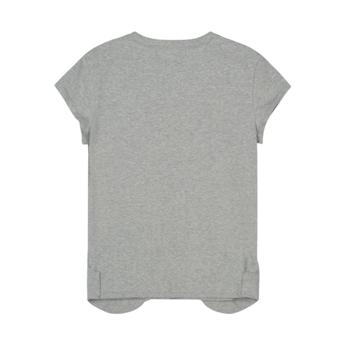 구월십일 네크 레이어 숏 반팔 티셔츠 그레이(GUWOLSIBIL Neck Layer Short Sleeve Top Grey) - 2