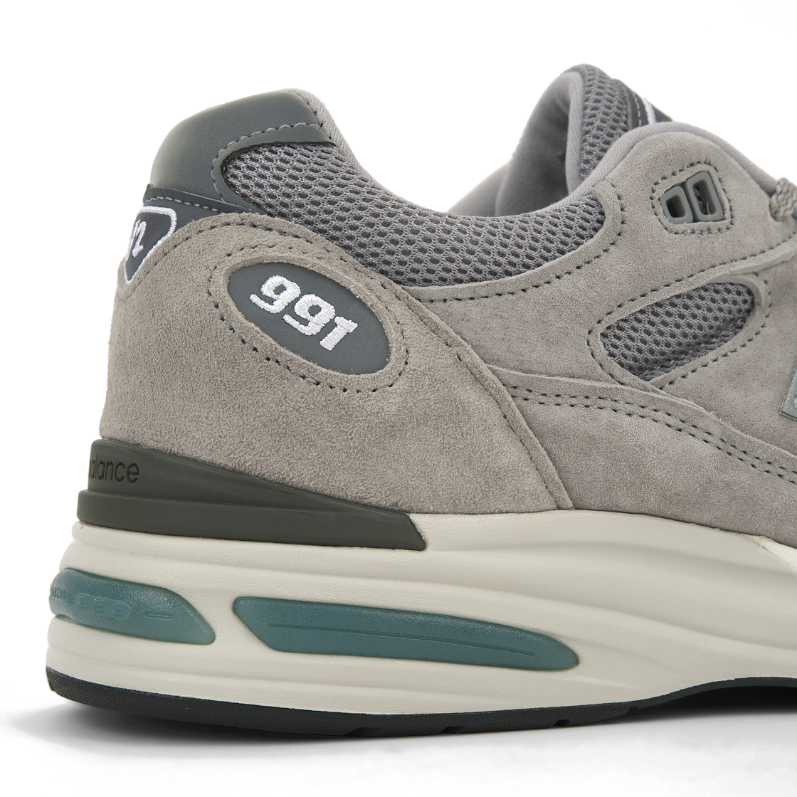 뉴발란스 991v2 메이드 인 UK 락 릿지 알로이 실버(New Balance 991v2 Made in UK Rock Ridge Alloy Silver) - 8