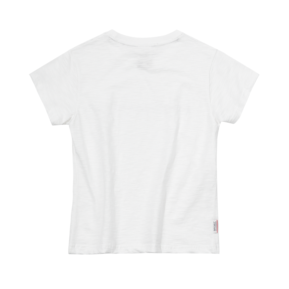 스포츠챔버 우먼 롱플래시 슬럽 티셔츠 화이트(SPORT CHAMBER Women Long Flash Slub T-Shirt White) - 2
