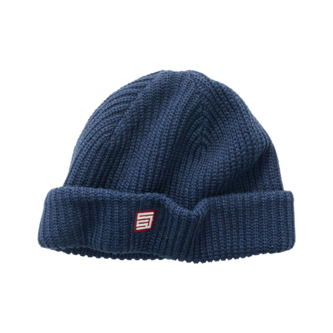 에스더블 레드 큐브 로우 비니 웜 블루(S/Double Red Cube Low Beanie Warm Blue) - 1