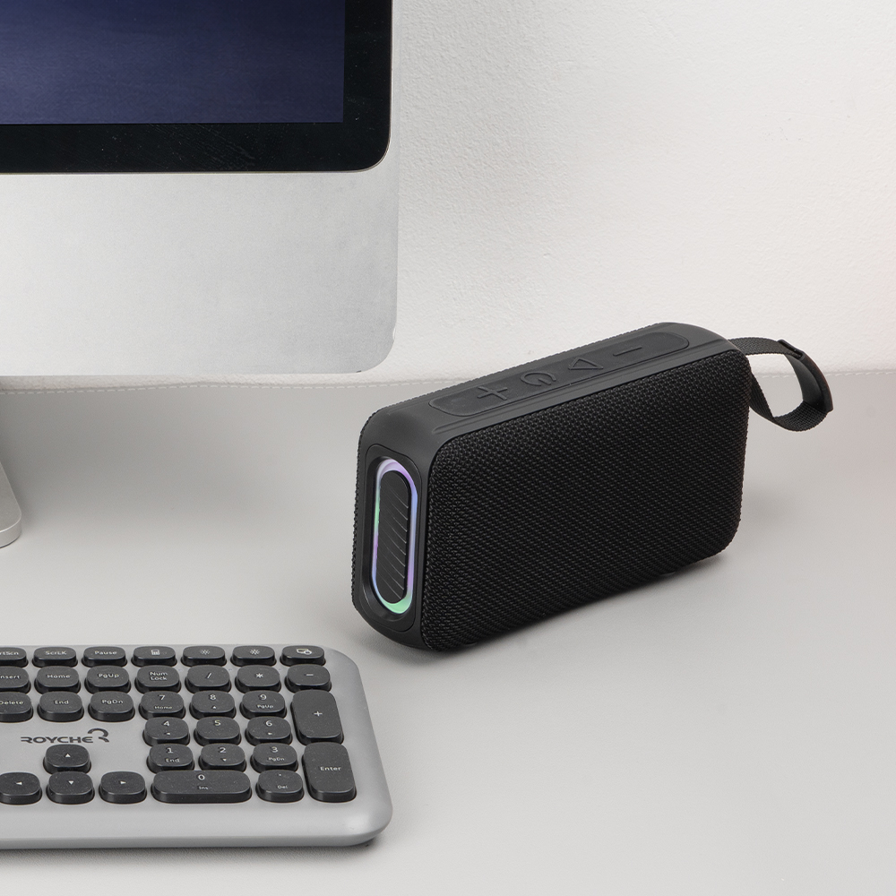 로이체 핸즈프리 FM라디오 지원 캠핑 & 휴대용 LED 블루투스 스피커(Royche Portable LED Bluetooth Speaker with Hands-free & FM Radio Support) - 6