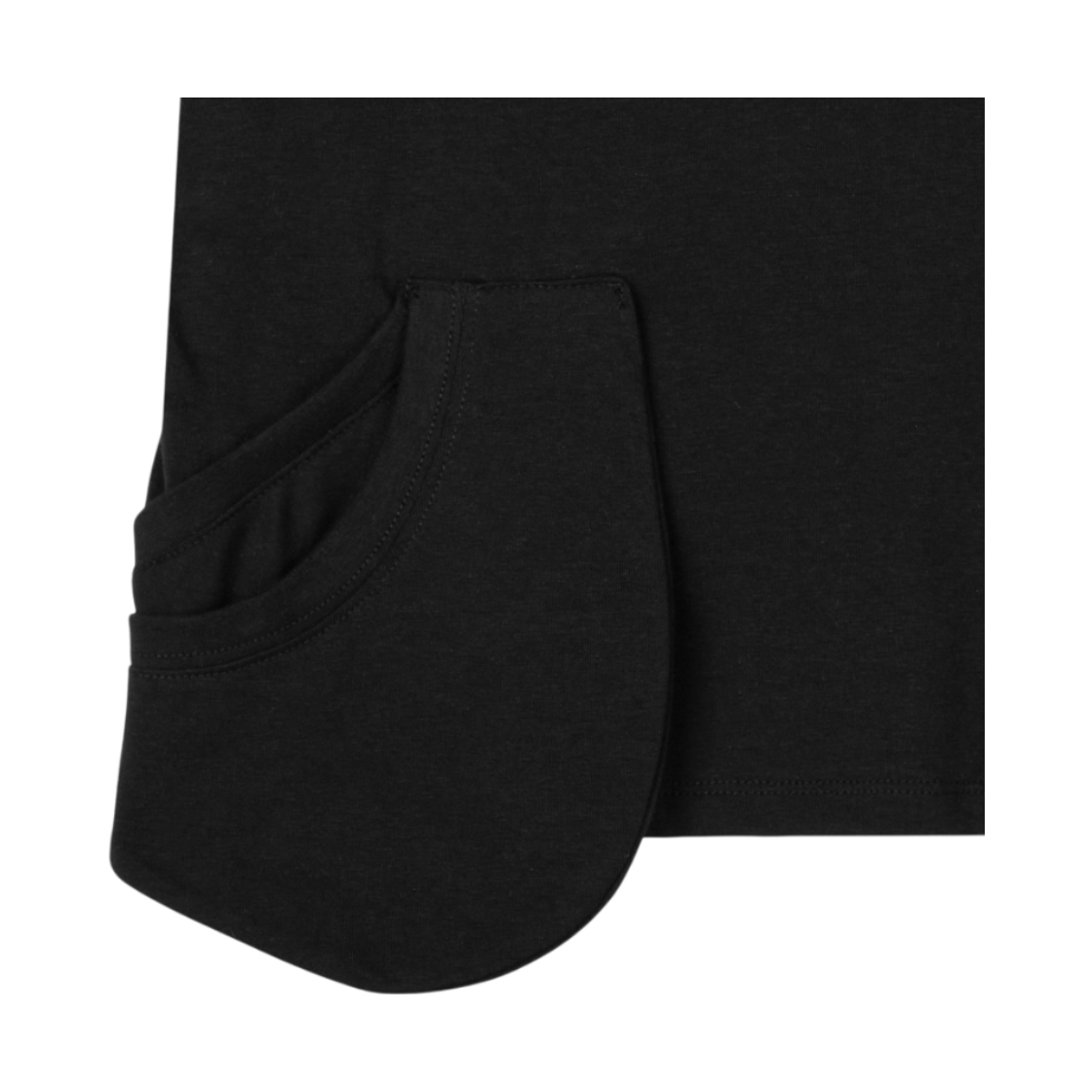 구월십일 네크 레이어 숏 반팔 티셔츠 블랙(GUWOLSIBIL Neck Layer Short Sleeve Top Black) - 4