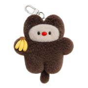 ZZICONG STORE Handmade Monkey Cat Keyring