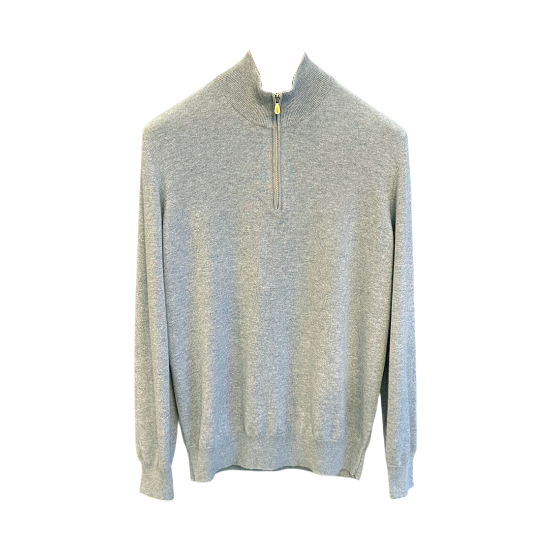 브루넬로 쿠치넬리 캐시미어 하프 집 스웨터 스카이(Brunello Cucinelli Cashmere Sweater with Half Zip Sky)