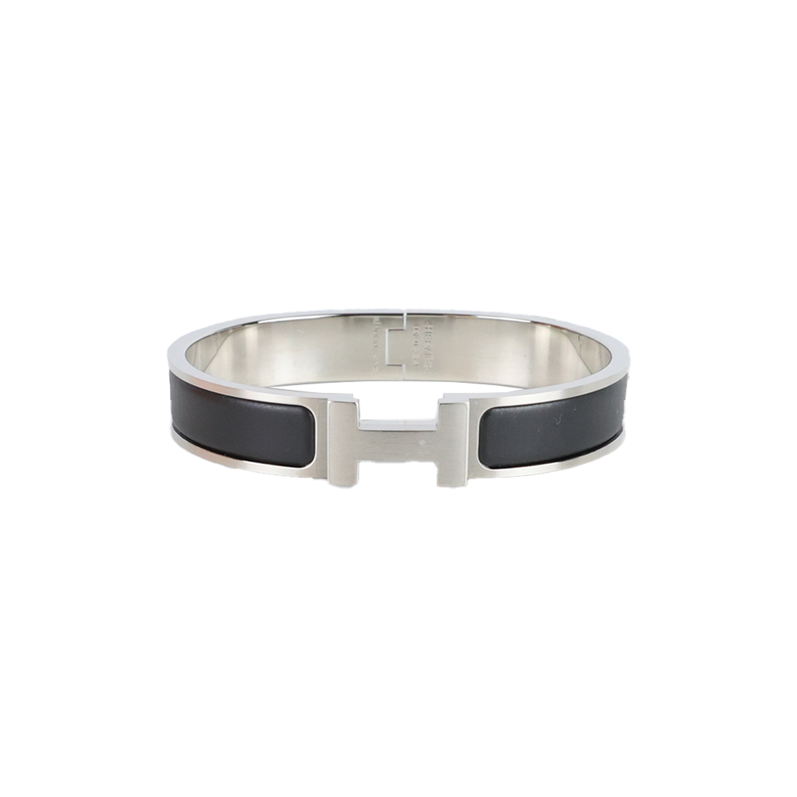 에르메스 클릭아슈 블랙 매트 은장 T5 H703203FB01(Hermes Click H Bracelet Black Matte Silver H703203FB01) - 1
