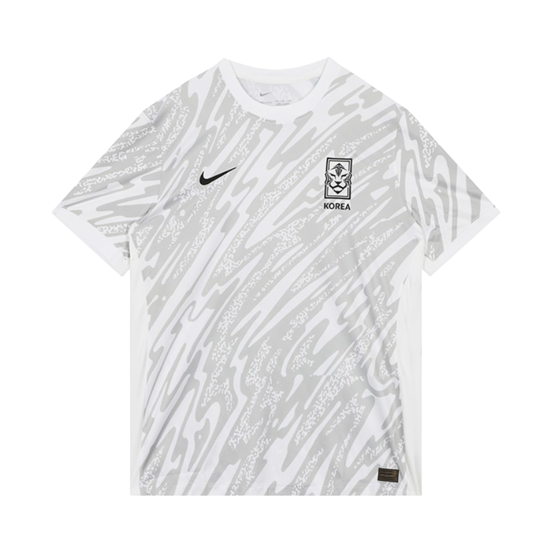 나이키 대한민국 드라이핏 어센틱 골키퍼 저지 화이트 그레이 (FJ1240-100) (논 마킹 버전)(Nike Korea Dri-Fit Authentic Goalkeeper Jersey White Grey (FJ1240-100) (Non Marking Ver.)) - 1