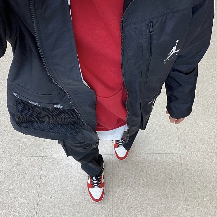 Nike Kearny Cargo Pants Black White - Asia 착용 스타일
