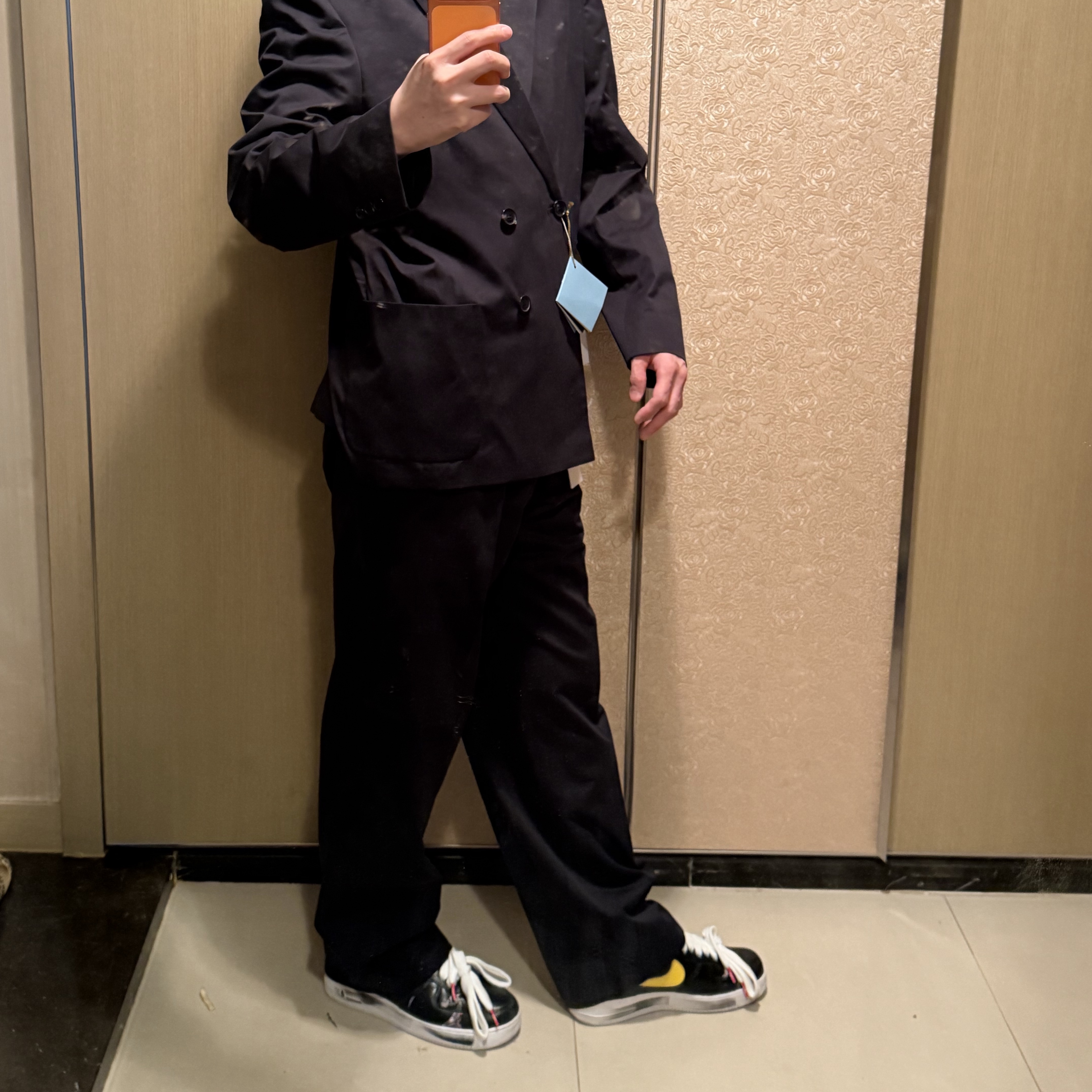 Supreme Sea Island Cotton Suit Black - 26SS 착용 스타일 - 6