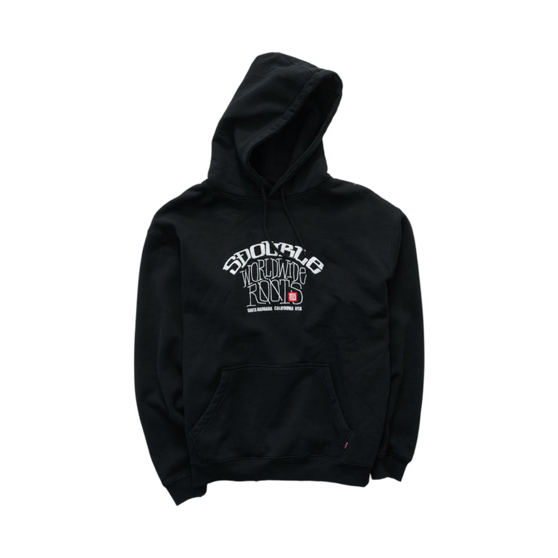 에스더블 아치 루트 풀오버 후드 블랙(S/Double Arch Roots Pullover Hoodie Black) - 1