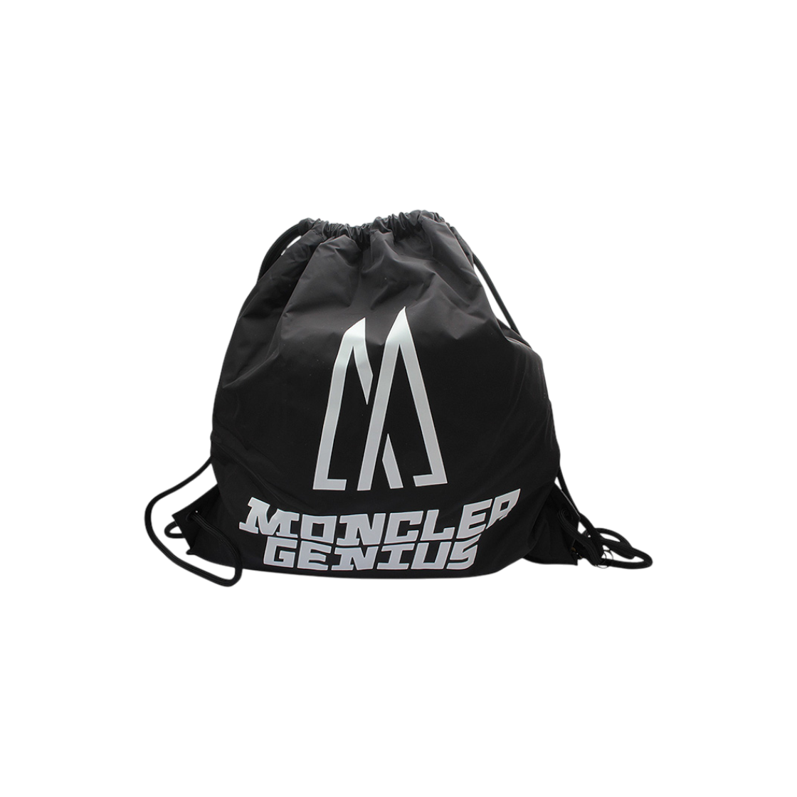 ITP6QLESJQ8Q Moncler Genius Black Poly Logo Backpack