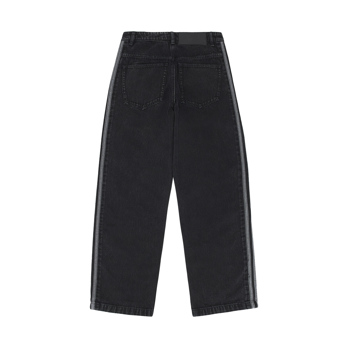 아디다스 아디컬러 데님 파이어버드 팬츠 트루 블랙 데님 - KR 사이즈(Adidas Adicolor Denim Firebird Pants True Black Denim - KR Sizing) - 2