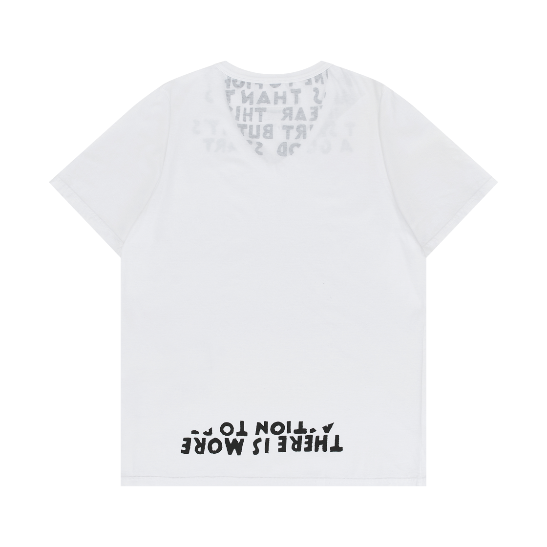 MM6 메종 마르지엘라 브이넥 티셔츠 화이트(MM6 Maison Margiela V-Neck T-Shirt White) - 2