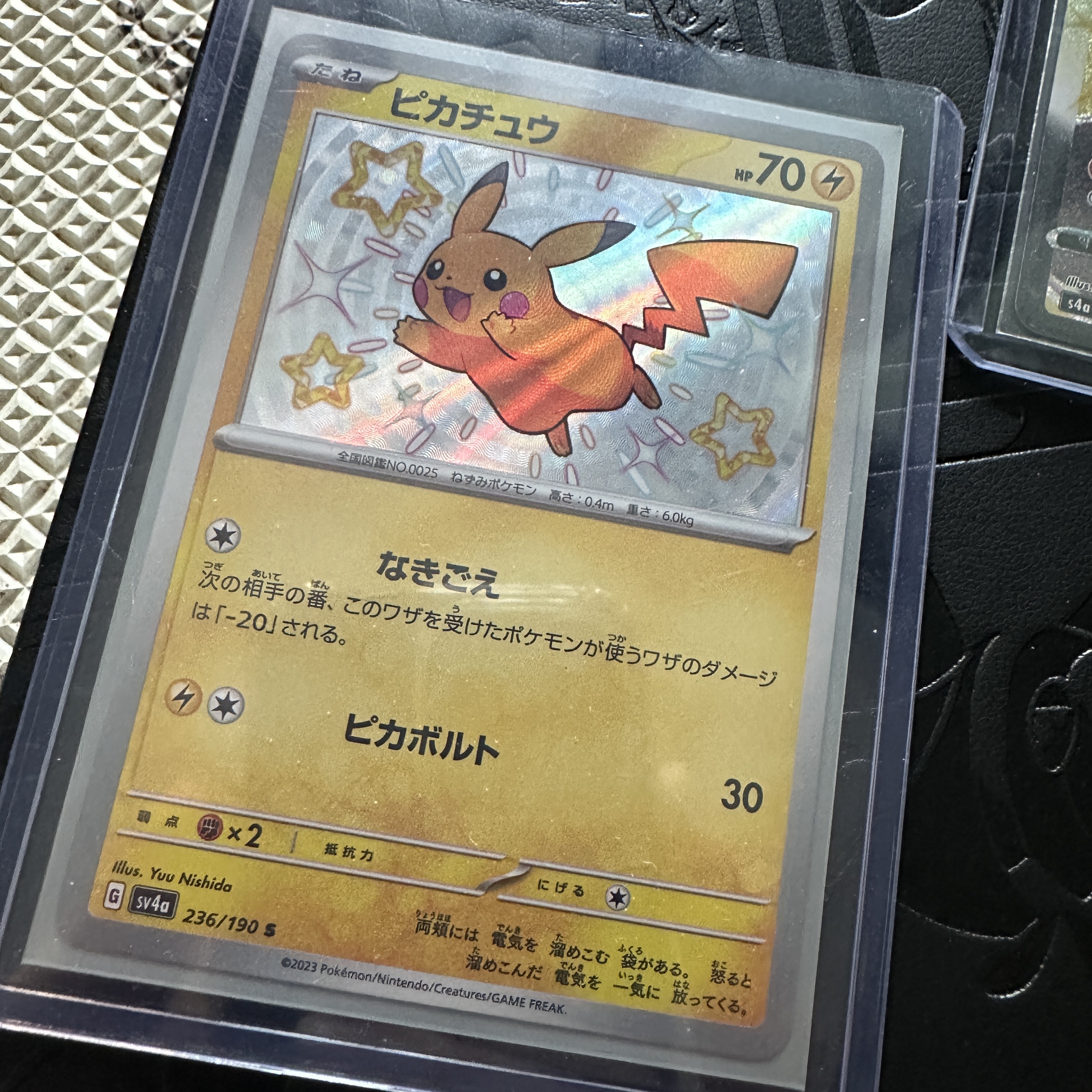 Pokemon TCG Pikachu S Shiny Treasure ex (Japanese Ver.) 착용 스타일
