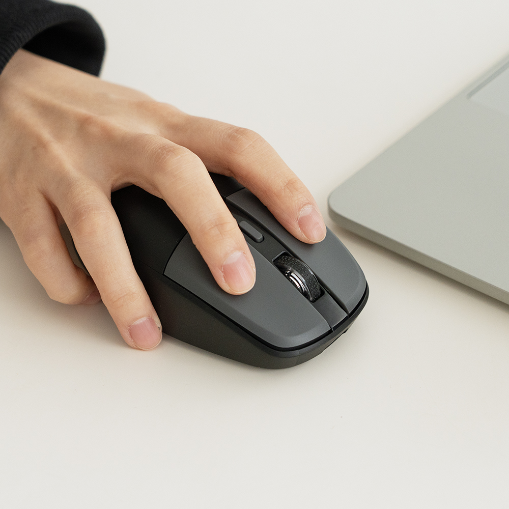 로이체 휴대용 멀티페어링 블루투스 듀얼리시버 무선마우스(Royche RX-720DC: Ultra-Portable Multi-Device Wireless Mouse (Bluetooth + Dual Receiver)) - 5