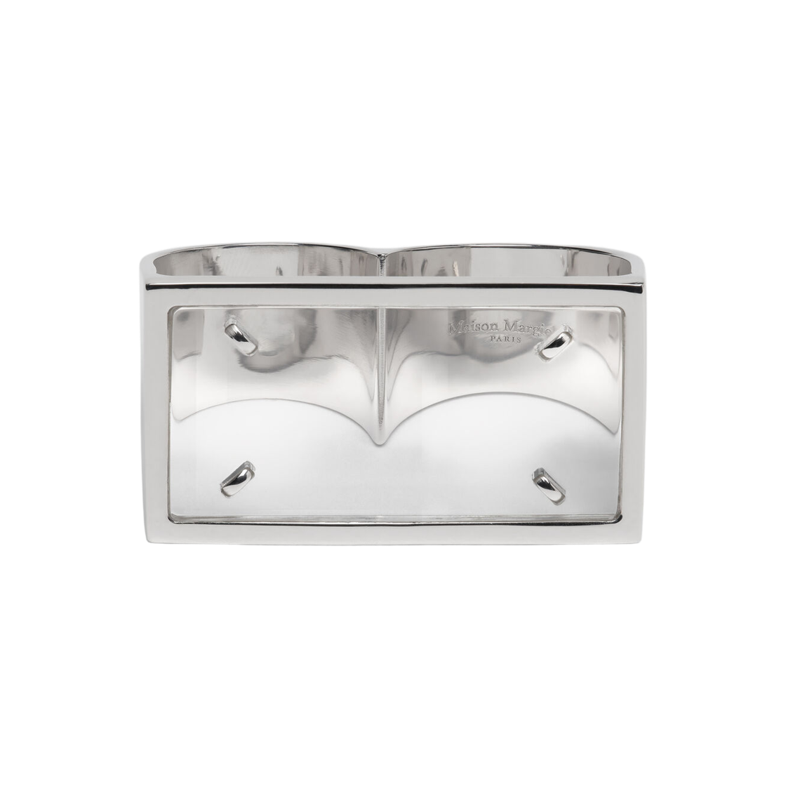 (W) 메종 마르지엘라 포 스티치 링 폴리쉬드 팔라디오((W) Maison Margiela Four Stitches Ring Polished Palladio) - 1