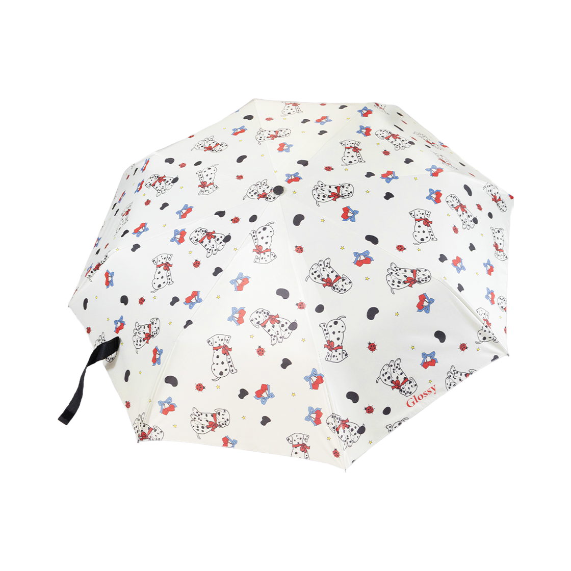 글로시 달마시안 자동 우산 양산(Glossy Dalmatian umbrella)